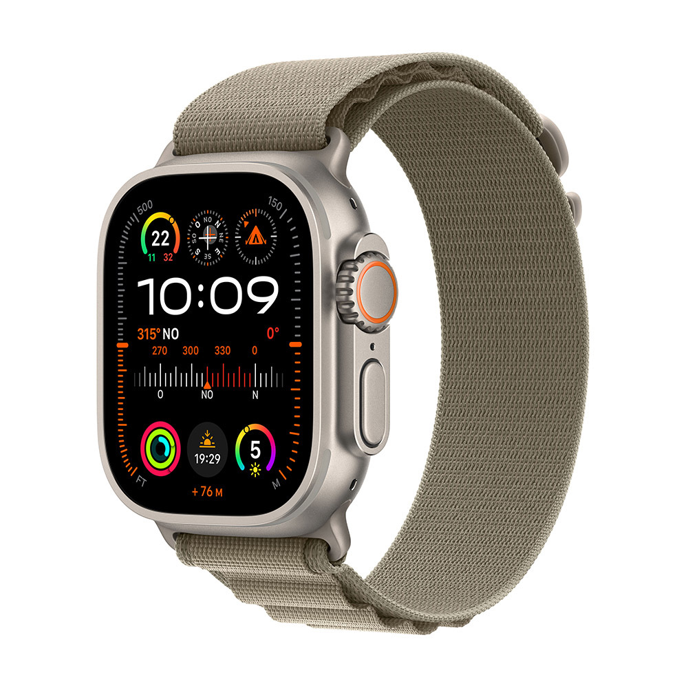 Apple Watch Ultra 2 GPS + Cellular, Cassa 49mm in Titanio Apple Watch Ultra 2 GPS + Cellular, Cassa 49mm in Titanio