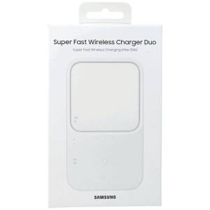 Samsung Caricatore DUO Pad EP-P5400BWE Wireless USB-C White
